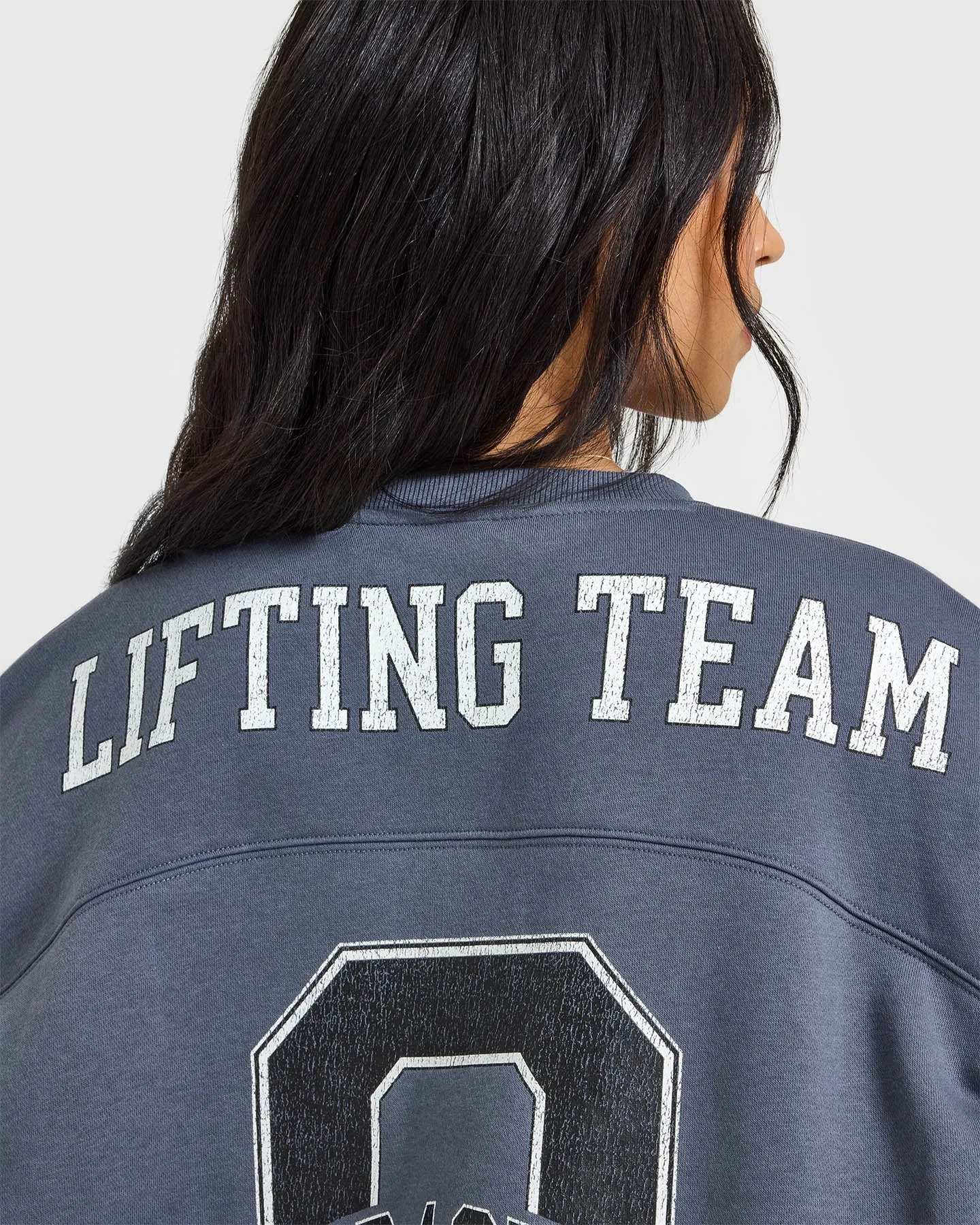 Foundations Oversized Sweatshirt With Large Printed Graphic | Granite Blue sold by Oner Active product image thumbnail 5