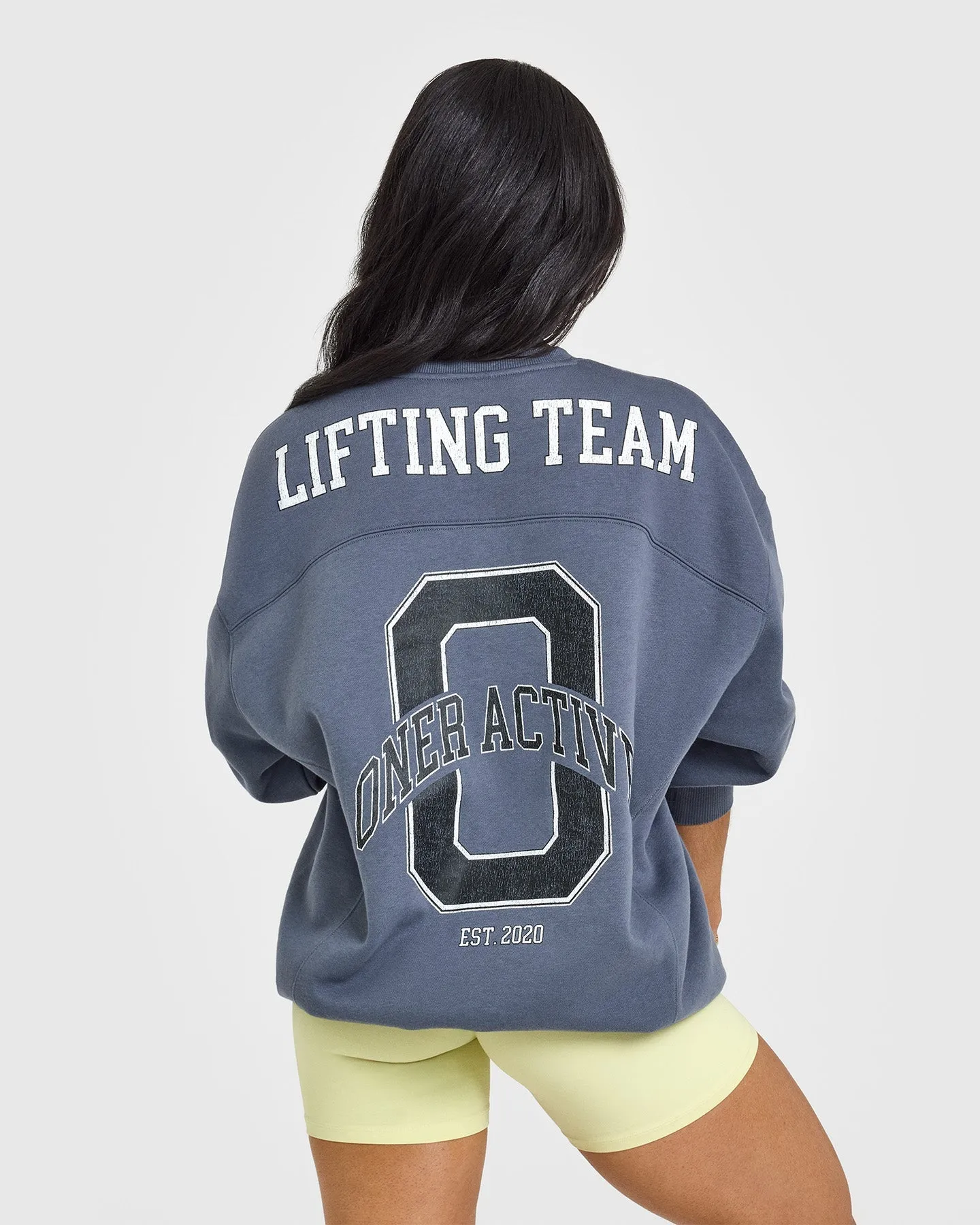 Foundations Oversized Sweatshirt With Large Printed Graphic | Granite Blue sold by Oner Active product image thumbnail 2