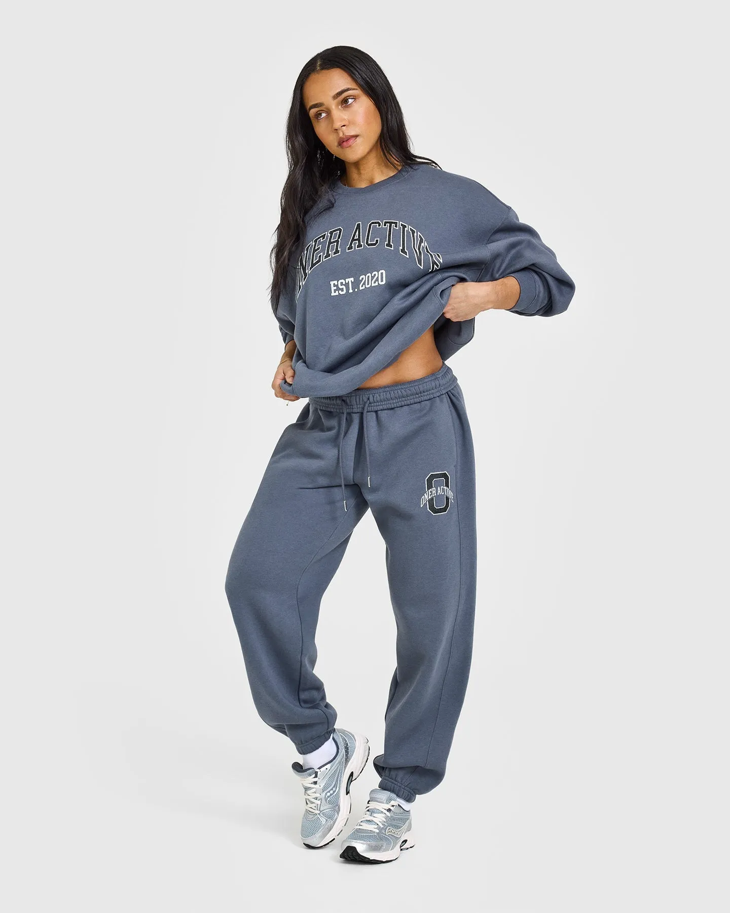 Foundations Oversized Sweatshirt With Large Printed Graphic | Granite Blue sold by Oner Active product image thumbnail 3