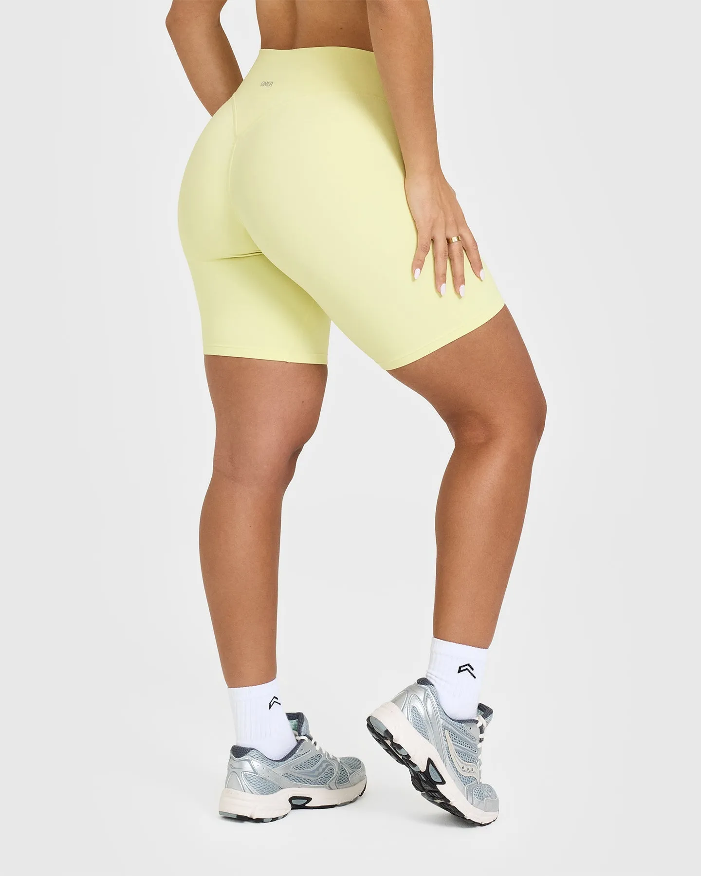 SoftMotion™ Cycling Shorts 8" | Pastel Yellow sold by Oner Active product image thumbnail 2