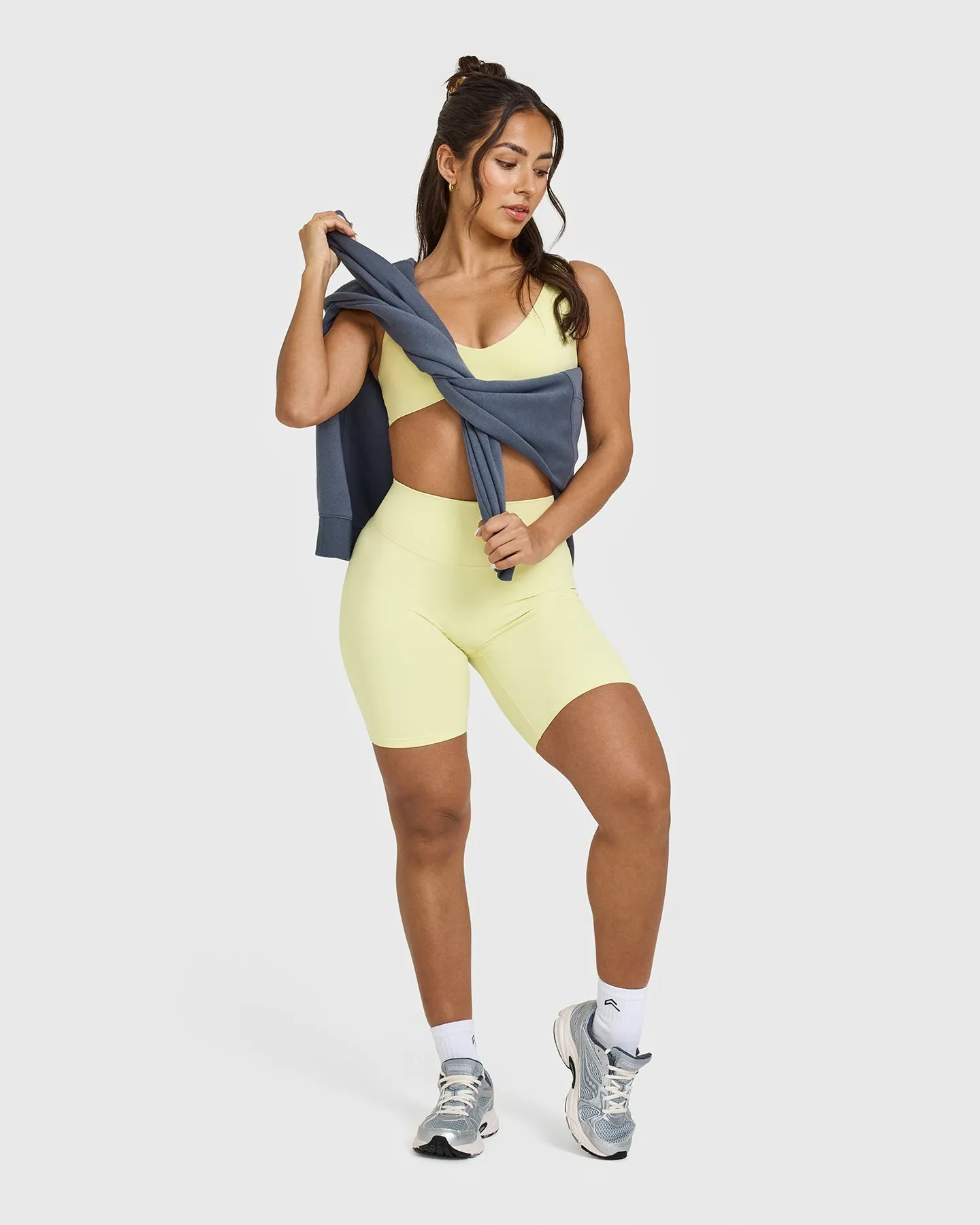 SoftMotion™ Cycling Shorts 8" | Pastel Yellow sold by Oner Active product image thumbnail 3