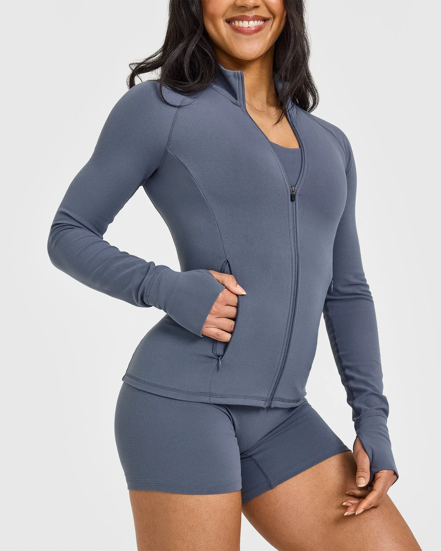 SoftMotion™ Jacket | Granite Blue sold by Oner Active product image thumbnail 5