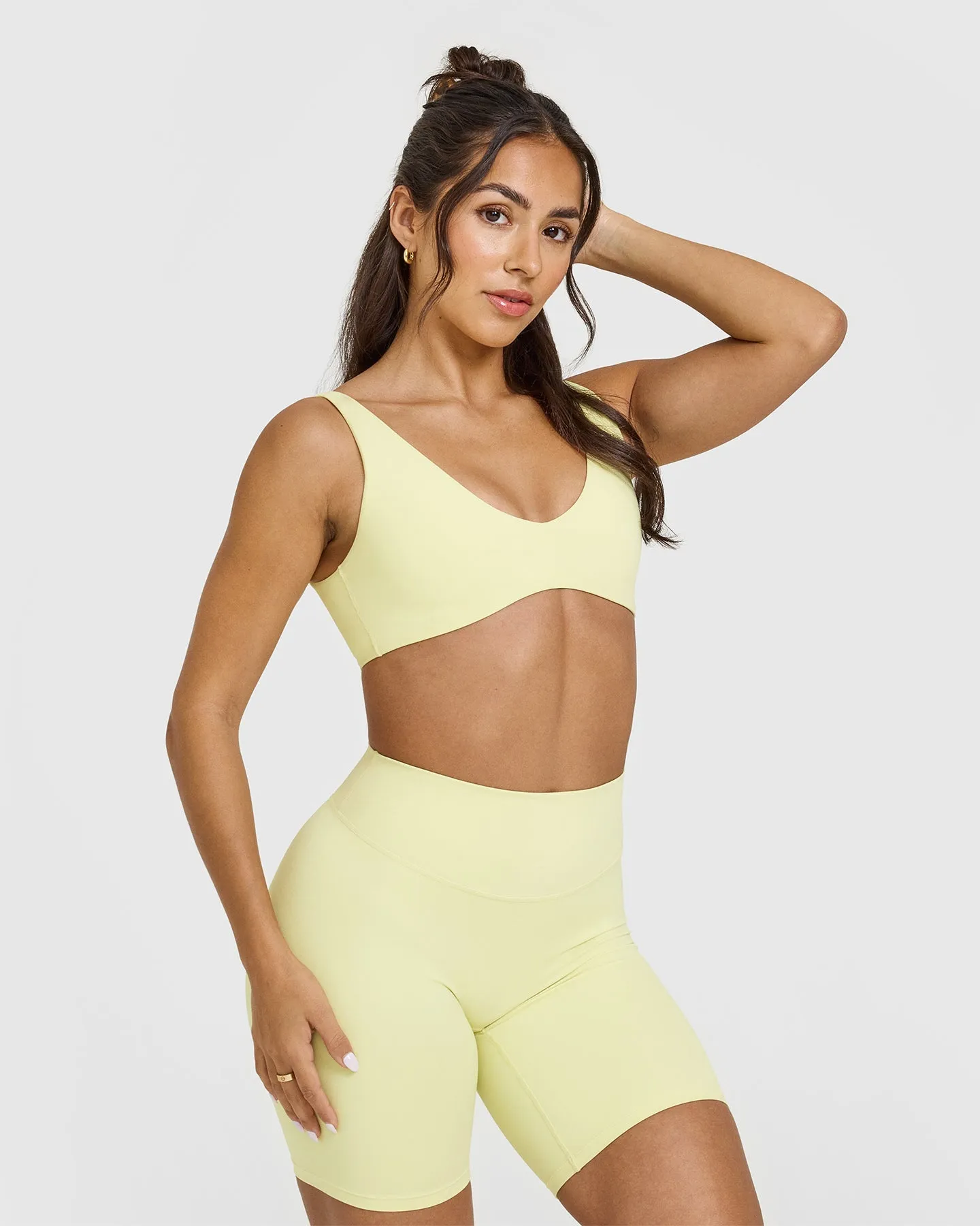 SoftMotion™ Scoop Back Bralette | Pastel Yellow sold by Oner Active