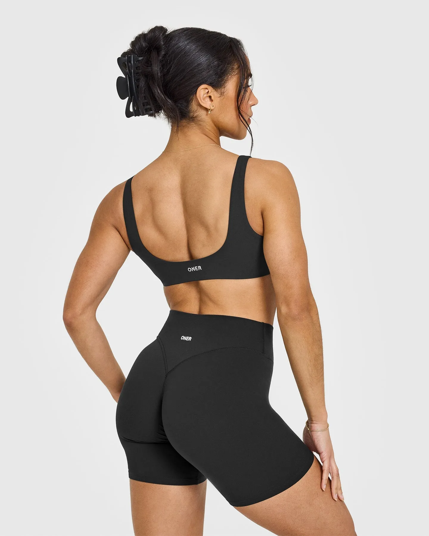 SoftMotion™ Scoop Back Bralette | Soft Black sold by Oner Active product image thumbnail 2