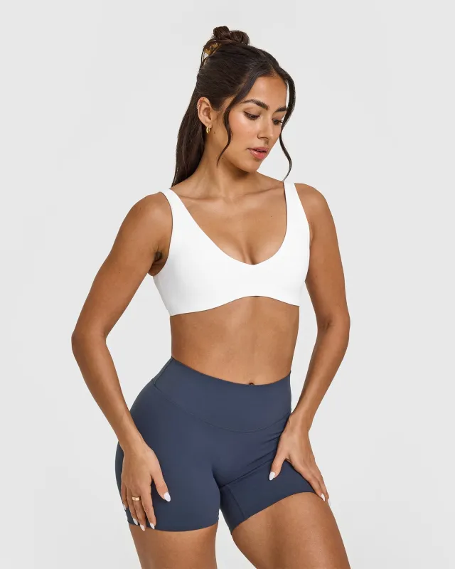 SoftMotion™ Scoop Back Bralette | White sold by Oner Active