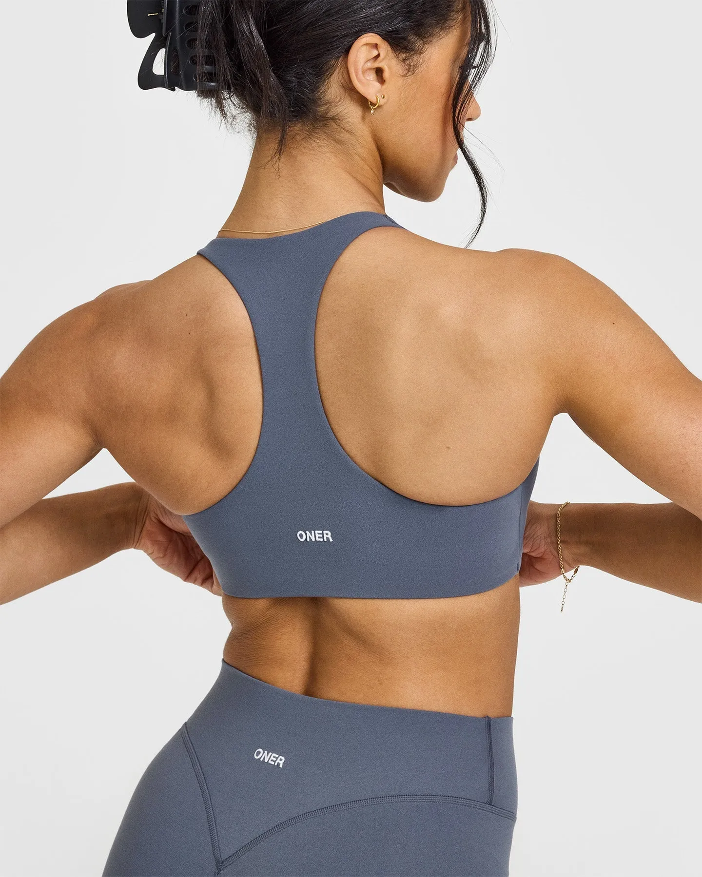 SoftMotion™ Sports Bra | Granite Blue sold by Oner Active product image thumbnail 4