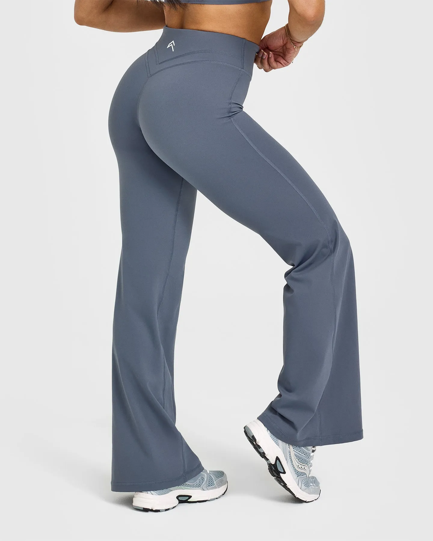Unified Wrap Flared Bottoms | Granite Blue sold by Oner Active product image thumbnail 2