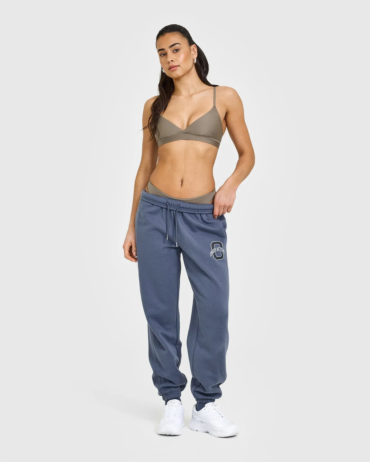 Silhouette Crossover Bralette | Moss Brown sold by Oner Active product image thumbnail 3