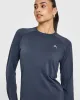 Go To Seamless Loose Long Sleeve Top | True Blue sold by Oner Active