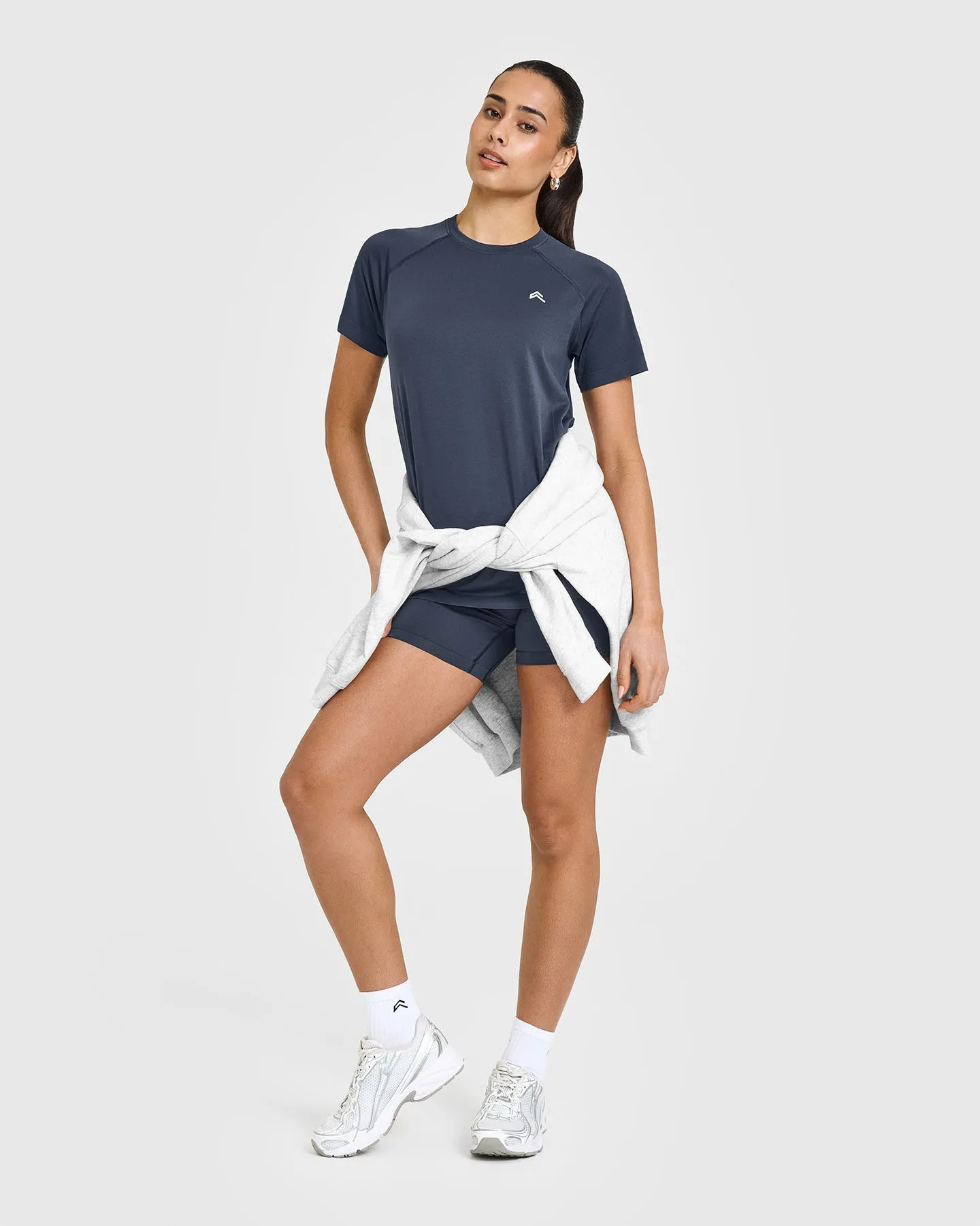 Go To Seamless Loose Top | True Blue sold by Oner Active product image thumbnail 3