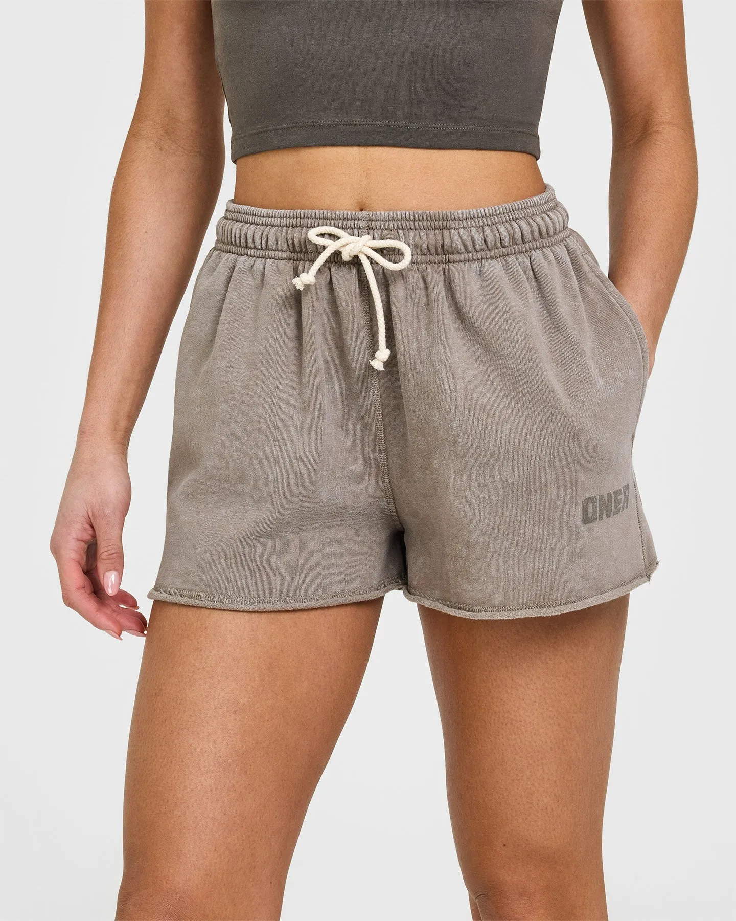 Raw Lounge Oversized Shorts | Washed Warm Sand sold by Oner Active product image thumbnail 5
