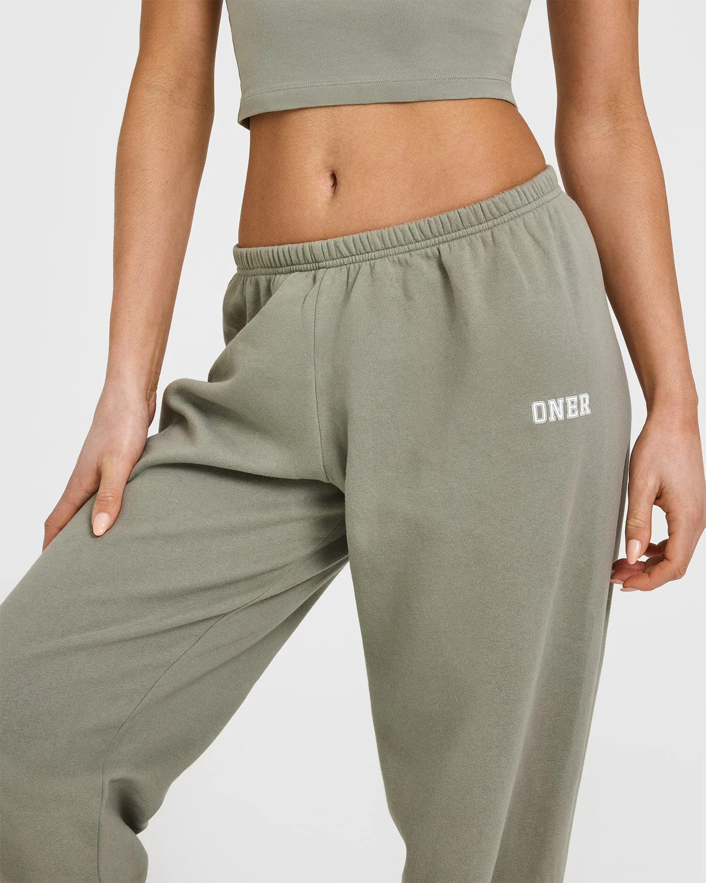 Mid Weight Joggers | Soft Sage Green sold by Oner Active product image thumbnail 4