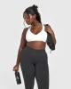 Effortless Seamless Racer Back Sports Bra | White sold by Oner Active