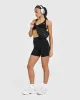 Effortless Seamless Racer Back Sports Bra | Black sold by Oner Active
