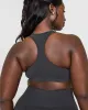Effortless Seamless Racer Back Sports Bra | Coal sold by Oner Active