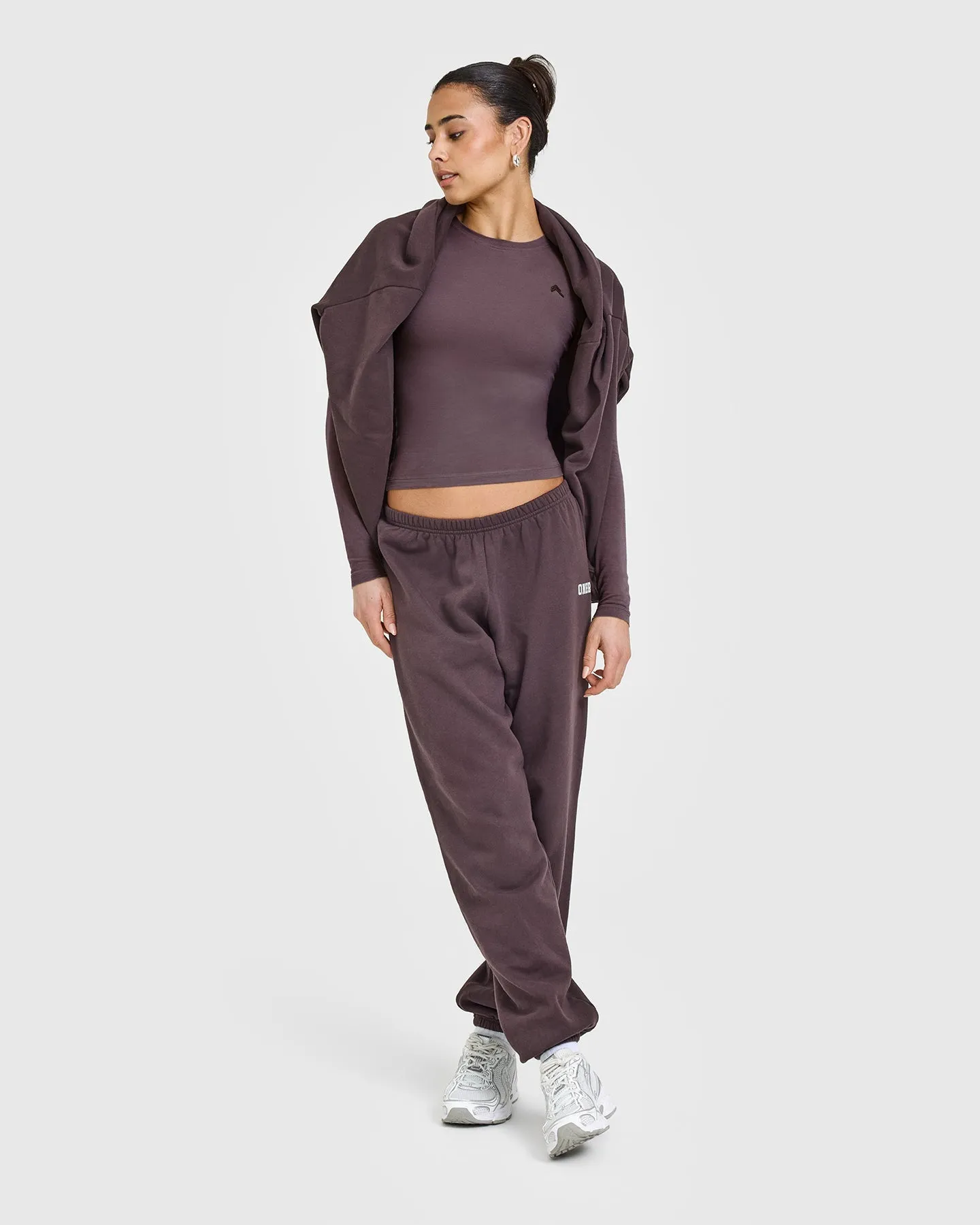 Cotton Icon Long Sleeve Top | Umber Brown sold by Oner Active product image thumbnail 3