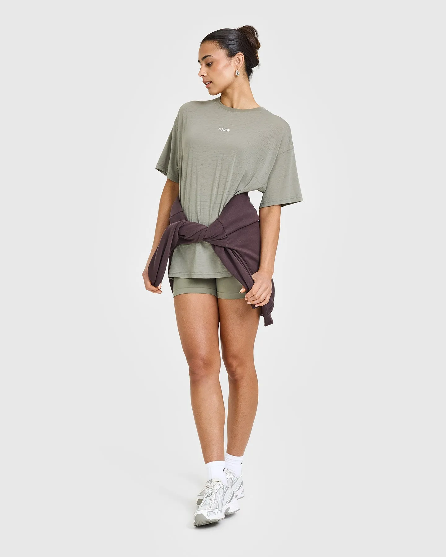 Washed Burnout T-Shirt | Washed Soft Sage Green sold by Oner Active product image thumbnail 3