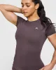 Go To Seamless Fitted Top | Umber Brown sold by Oner Active