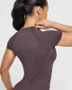 Go To Seamless Fitted Top | Umber Brown sold by Oner Active
