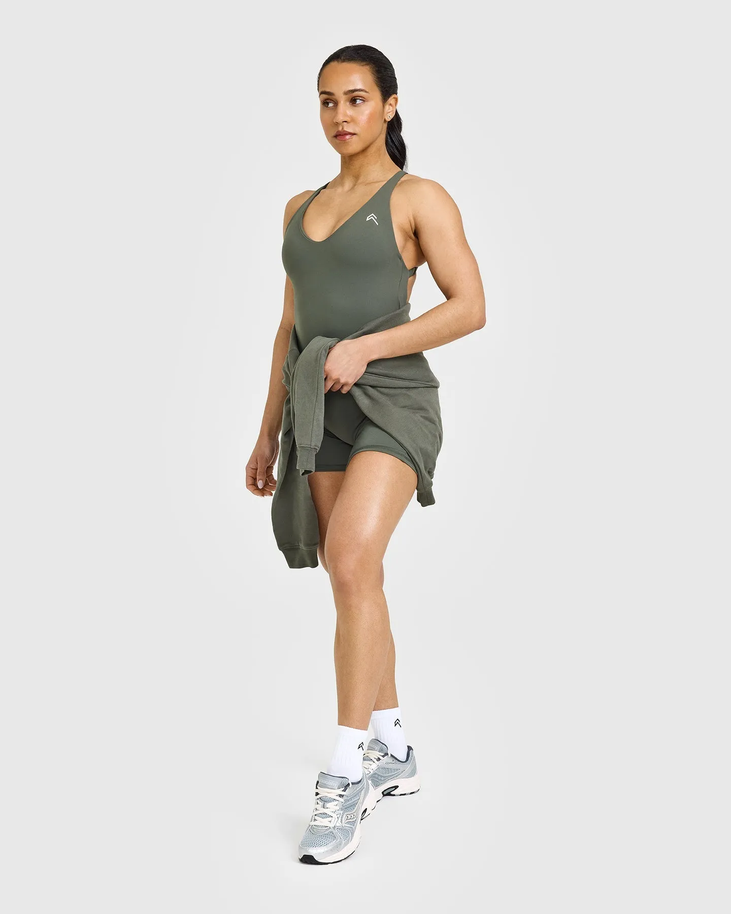 Unified Scoop Back All In One 6" | Dark Khaki sold by Oner Active product image thumbnail 3