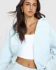 Lightweight Zip Through Hoodie with Graphic | Cloud Blue sold by Oner Active