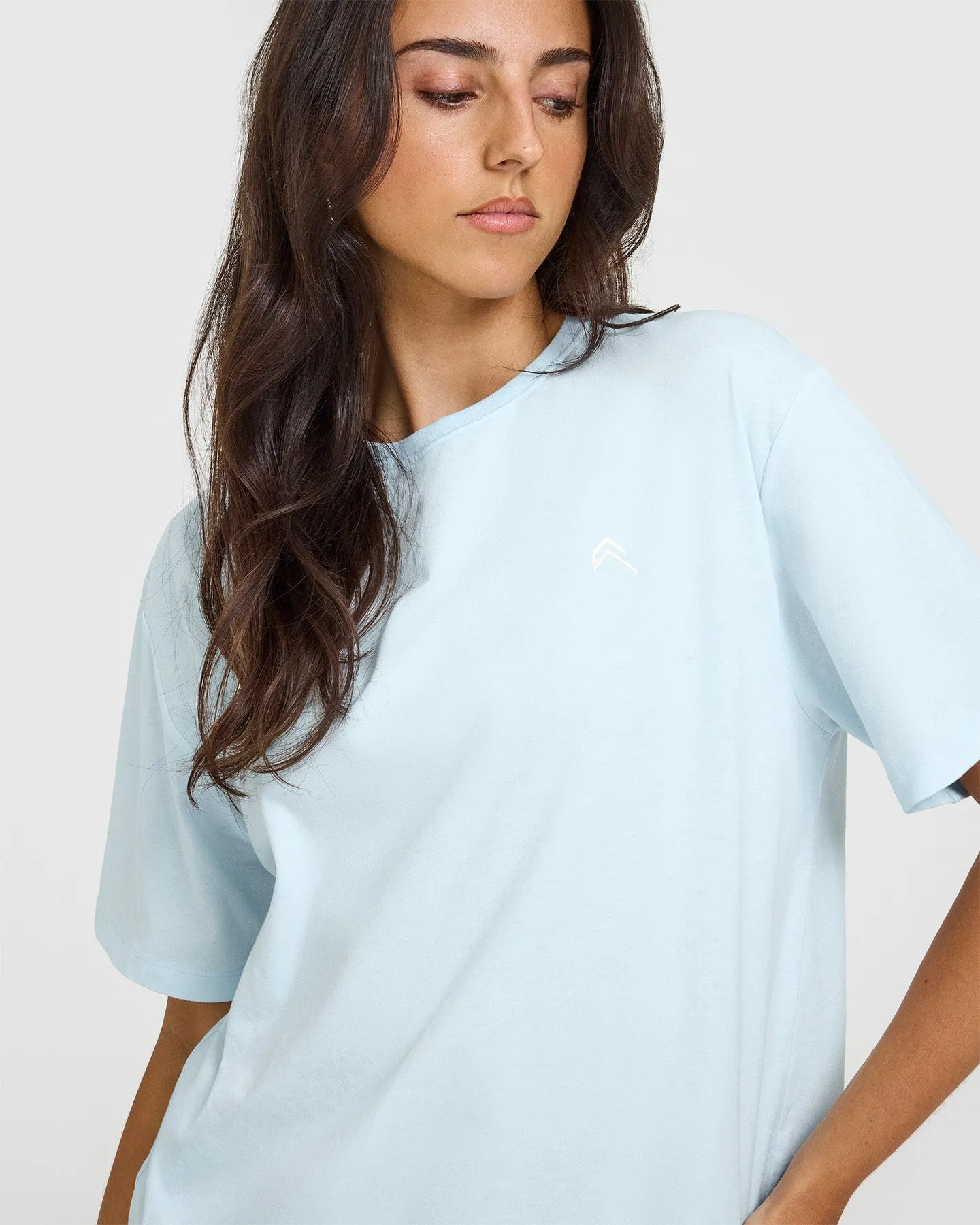 Classic Oversized Lightweight T-Shirt | Cloud Blue sold by Oner Active product image thumbnail 4