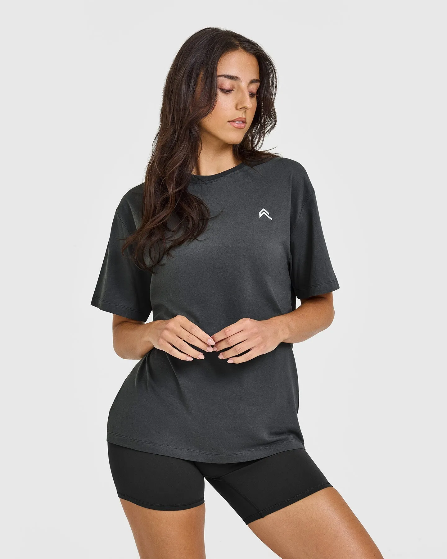 Classic Oversized Lightweight T-Shirt | Coal sold by Oner Active