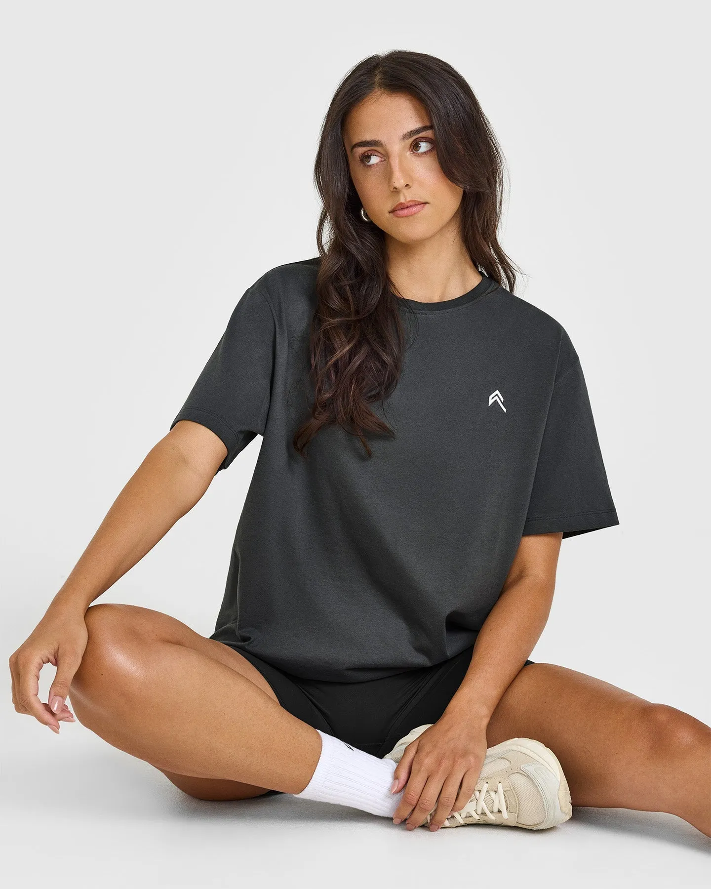 Classic Oversized Lightweight T-Shirt | Coal sold by Oner Active product image thumbnail 5