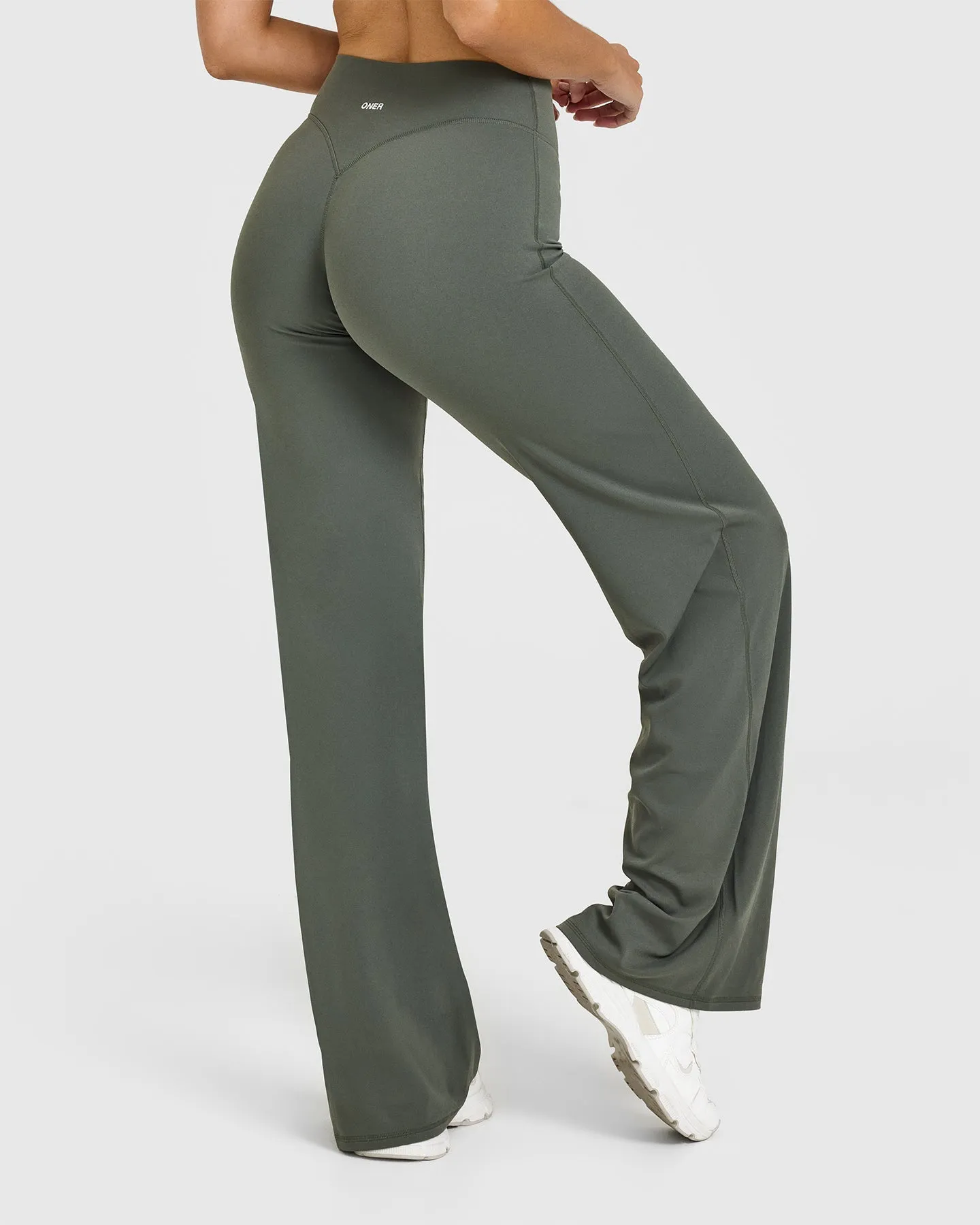 SoftMotion™ Straight Leg Bottoms | Dark Khaki sold by Oner Active product image thumbnail 2