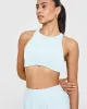 SoftMotion™ High Neck Sports Bra |  Cloud Blue sold by Oner Active