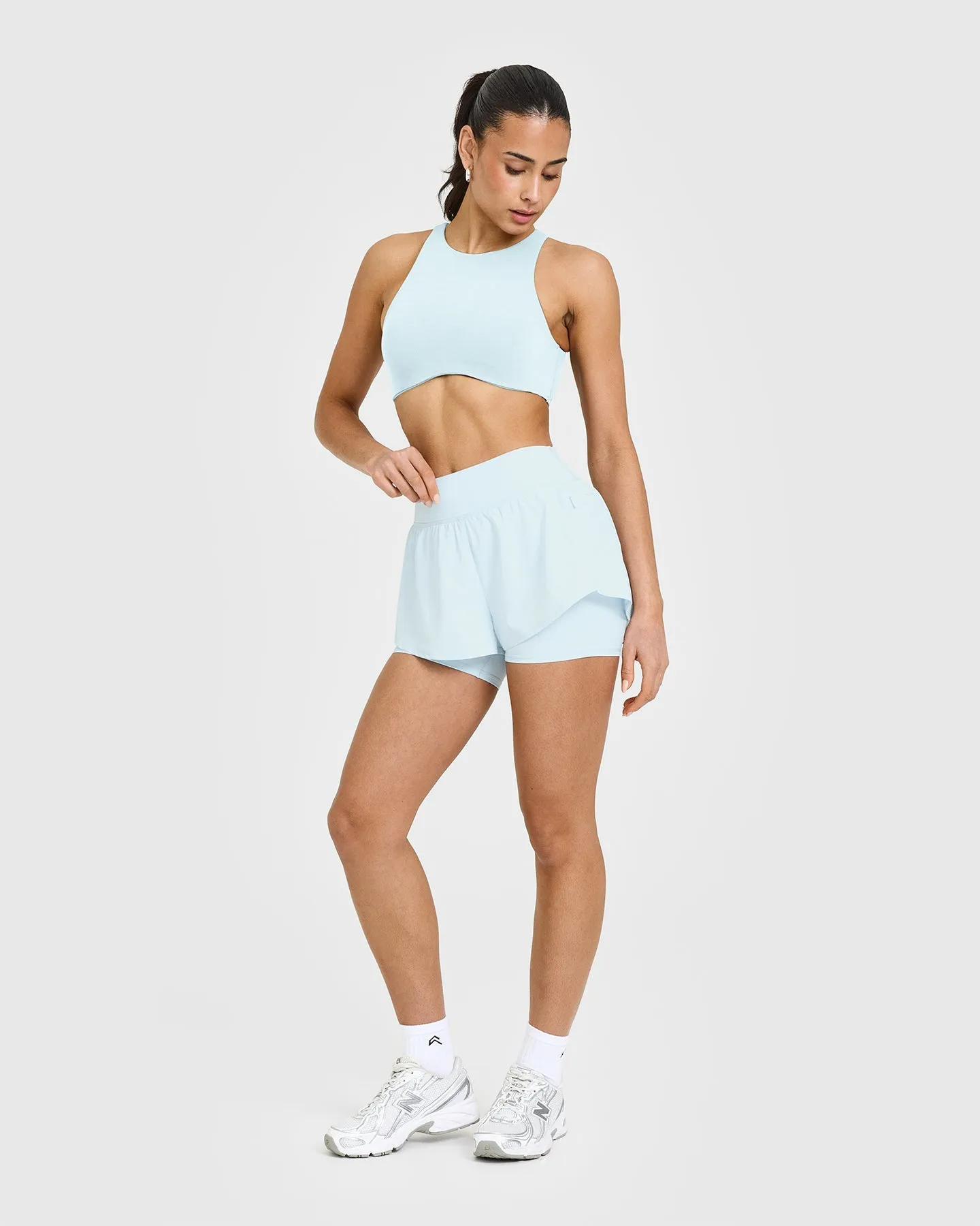 Unified Double Layer Shorts 5" | Cloud Blue sold by Oner Active product image thumbnail 3