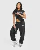 Lightweight Joggers With Athletic Graphic | Soft Black sold by Oner Active