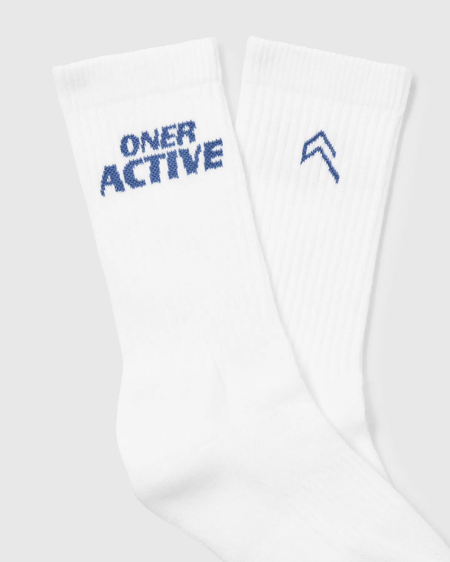 Oner Active Crew Socks 1 Pack | Shadow Blue/White sold by Oner Active product image thumbnail 5