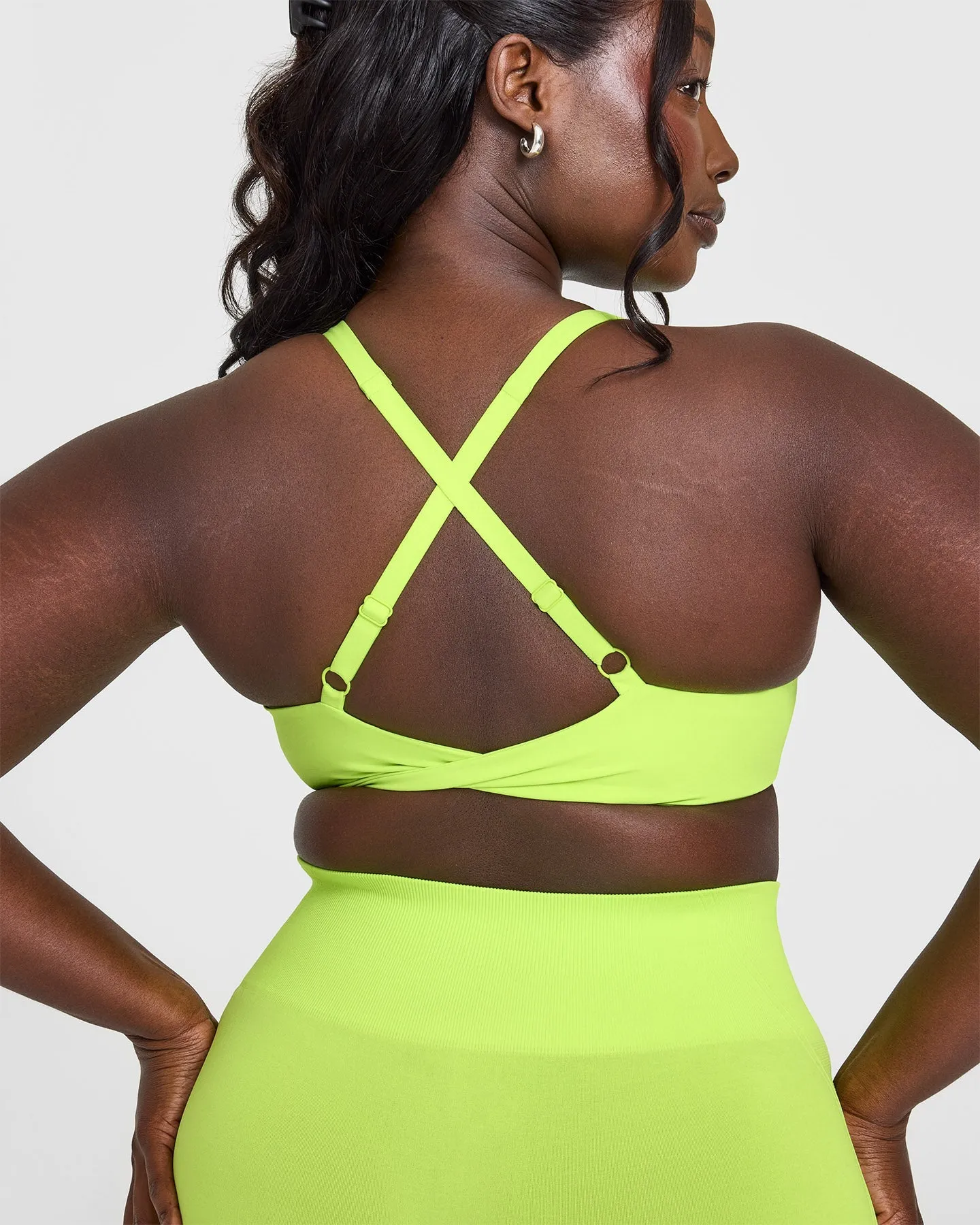 Unified Micro Bralette | Citrus Green sold by Oner Active product image thumbnail 4