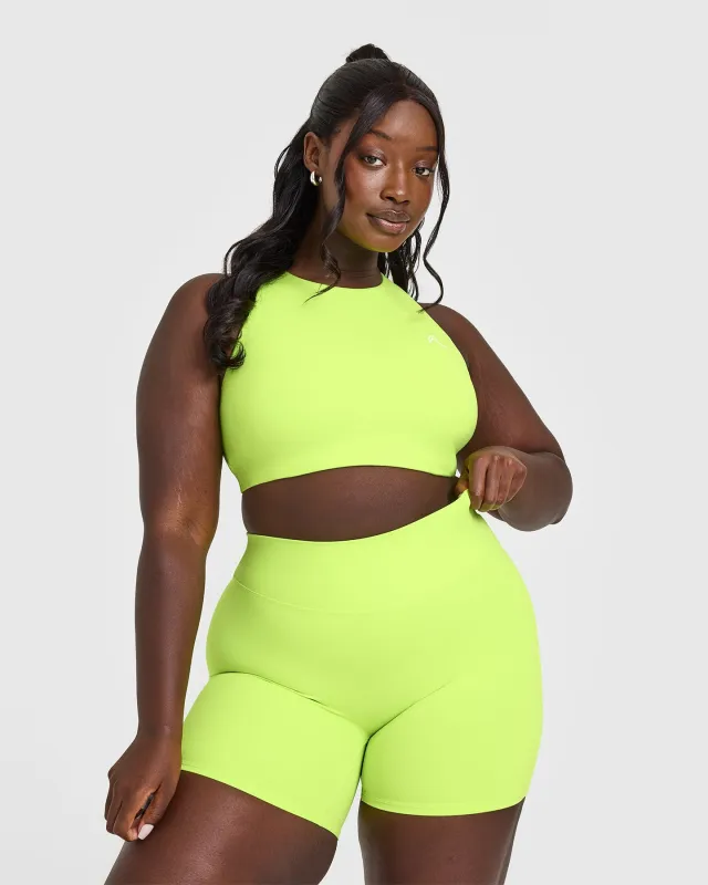 EasyLift™ High Neck Sports Bra | Citrus Green sold by Oner Active