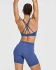 EasyLift™ High Neck Sports Bra | Shadow Blue sold by Oner Active