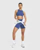 EasyLift™ High Neck Sports Bra | Shadow Blue sold by Oner Active