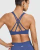 EasyLift™ High Neck Sports Bra | Shadow Blue sold by Oner Active
