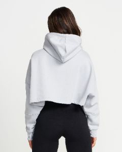 Classic Crop Zip Hoodie | Grey sold by Oner Active