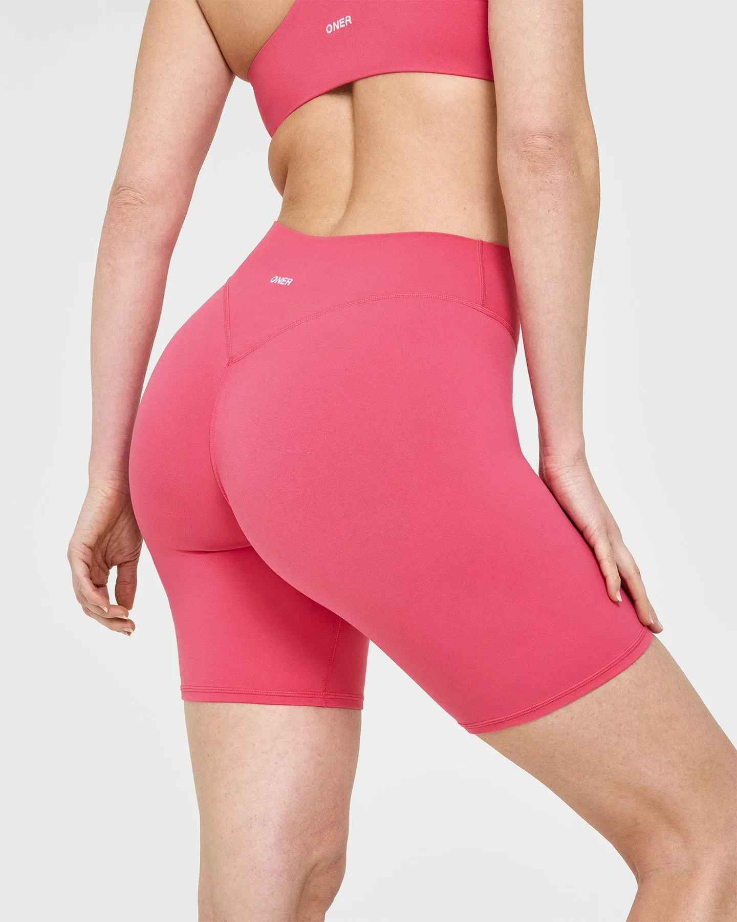 SoftMotion™ Cycling Shorts 8" | Dark Velvet Pink sold by Oner Active product image thumbnail 4