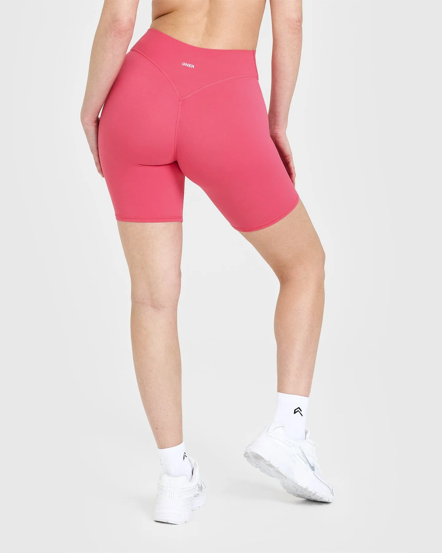 SoftMotion™ Cycling Shorts 8" | Dark Velvet Pink sold by Oner Active product image thumbnail 2