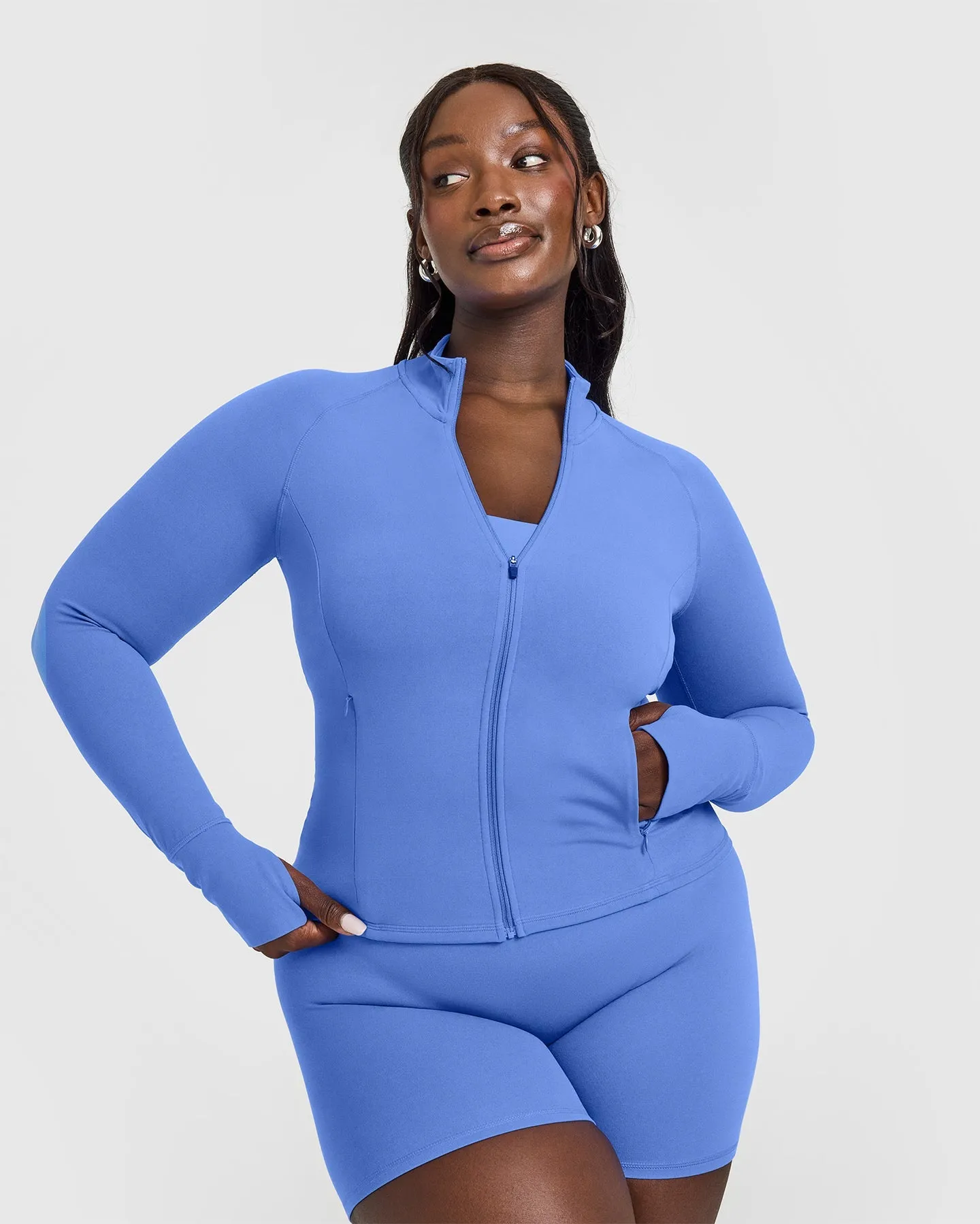 SoftMotion™ Jacket | Glaucous Blue sold by Oner Active product image thumbnail 5