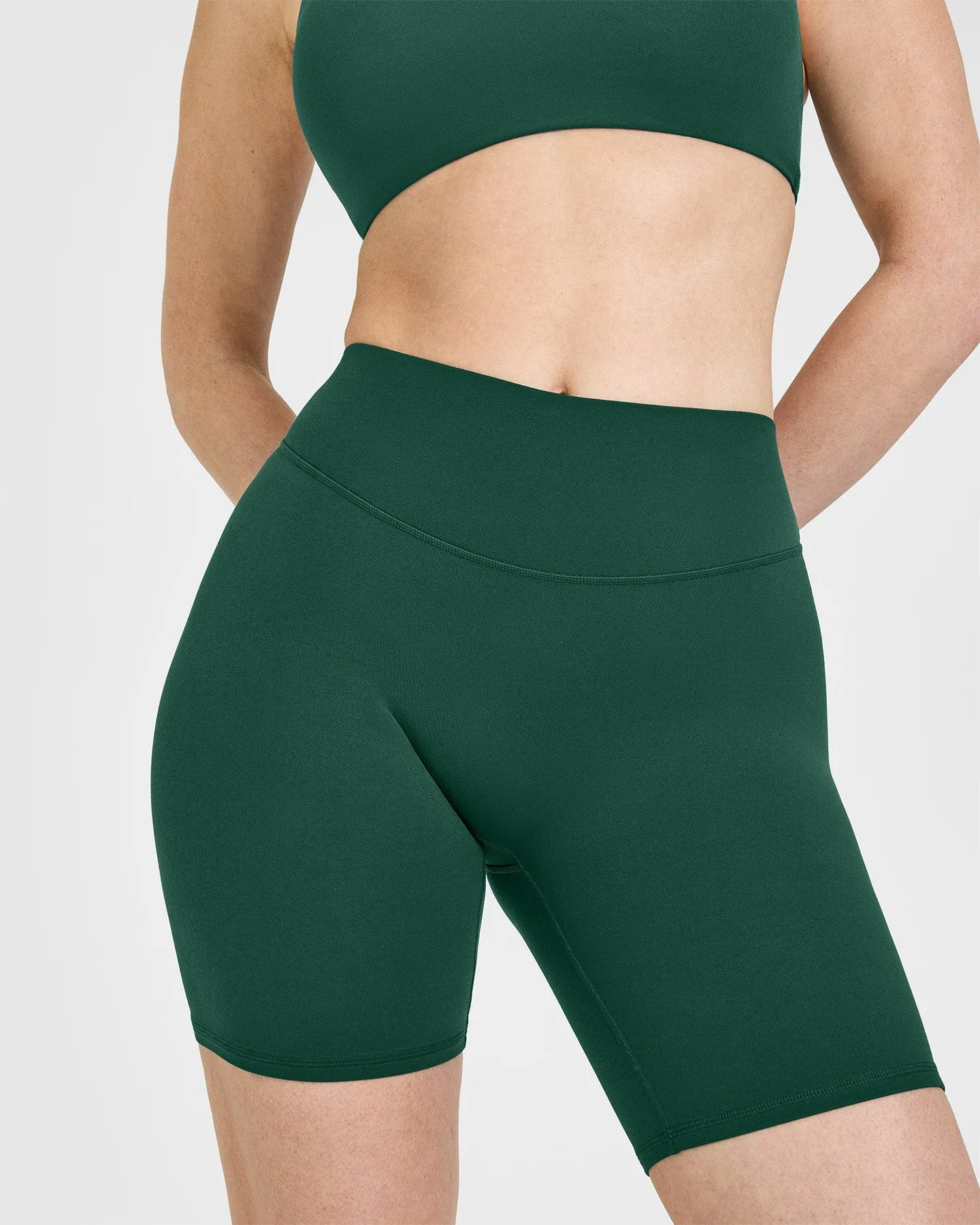 SoftMotion™ Cycling Shorts 8" | Dark Racing Green sold by Oner Active product image thumbnail 5