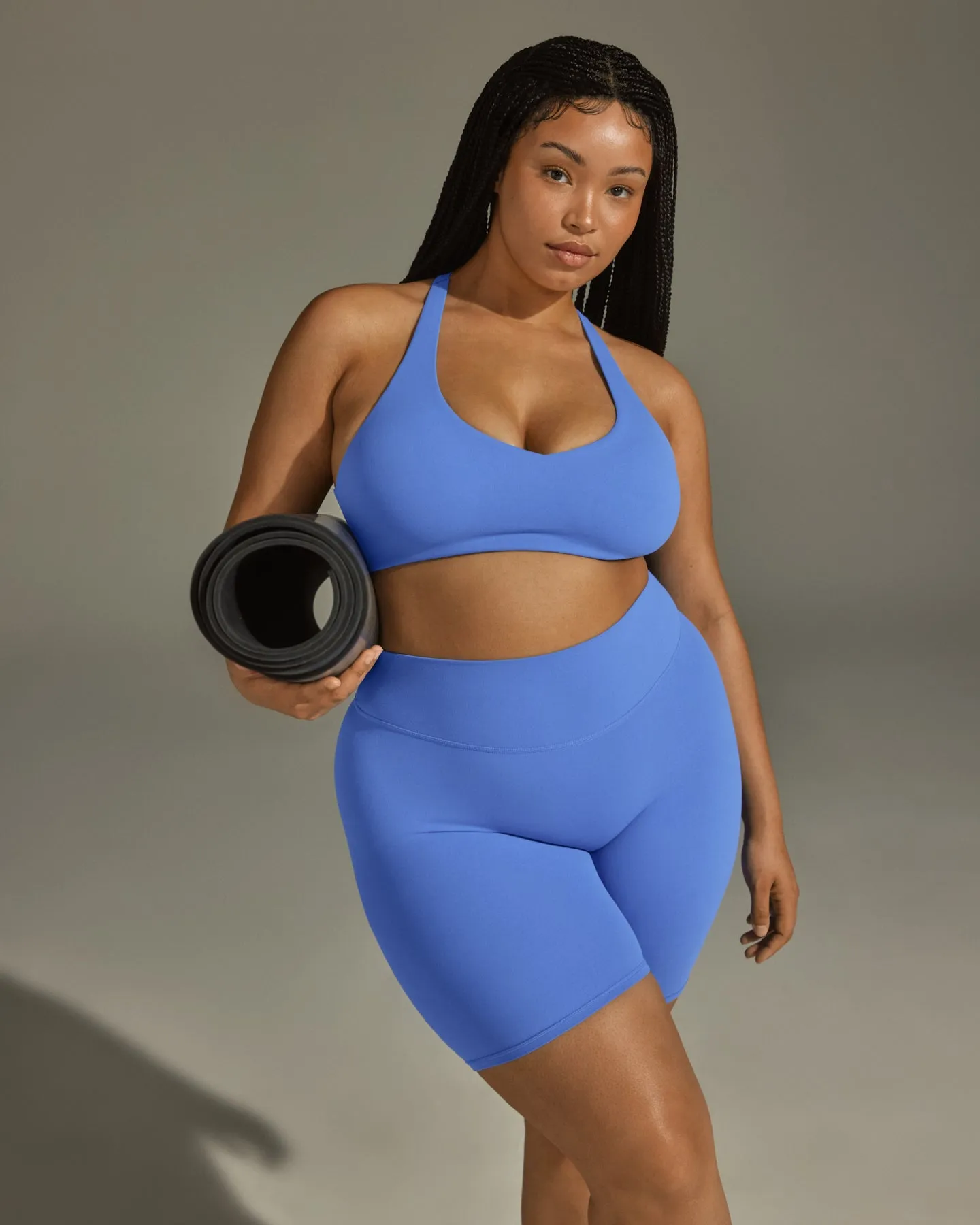 SoftMotion™ Cycling Shorts 8" | Glaucous Blue sold by Oner Active product image thumbnail 3