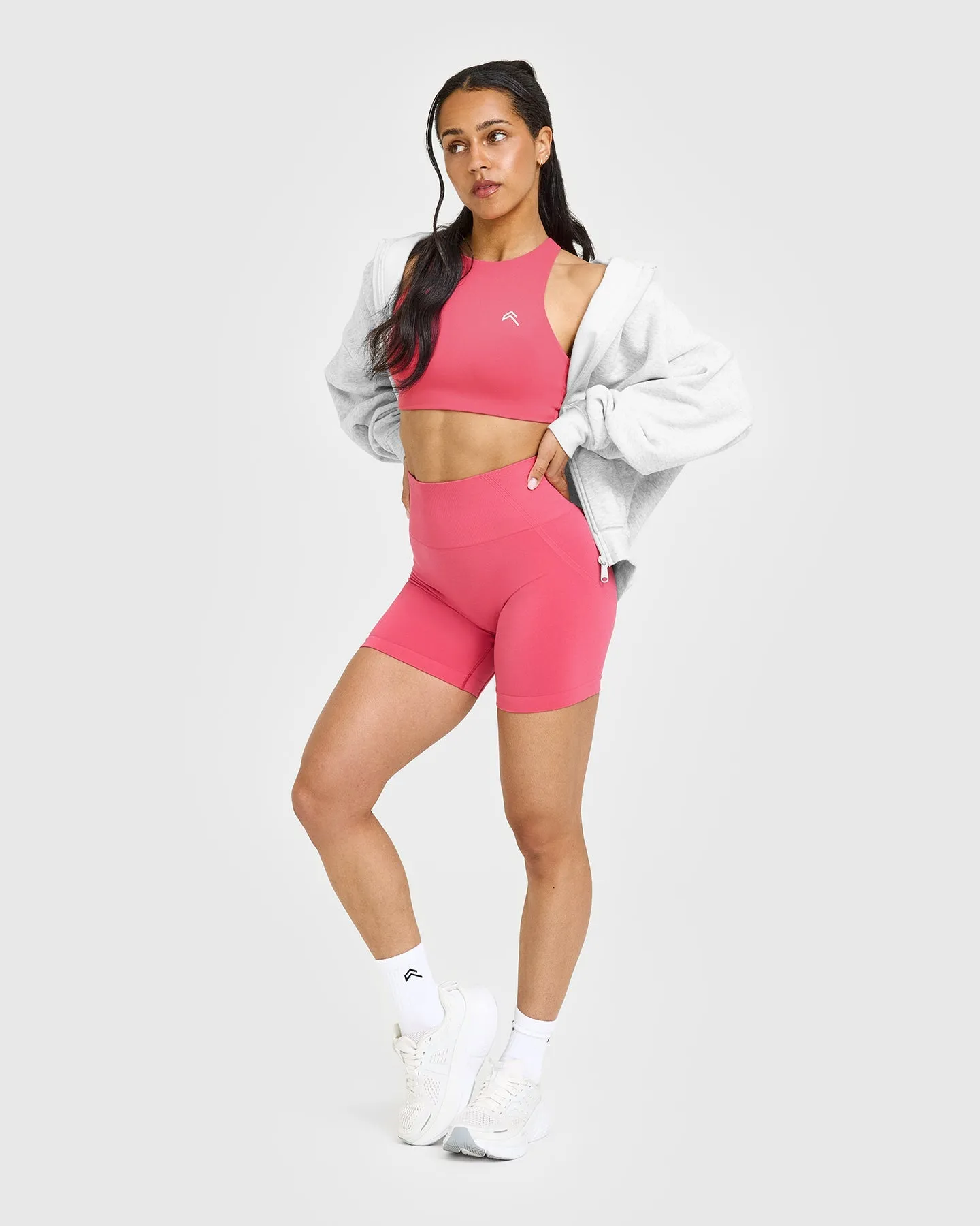 EasyLift™ High Neck Sports Bra | Velvet Pink sold by Oner Active product image thumbnail 3