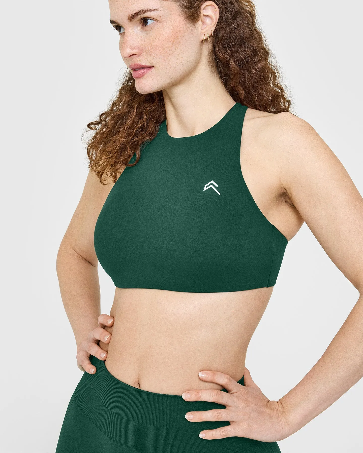 EasyLift™ High Neck Sports Bra | Racing Green sold by Oner Active product image thumbnail 5