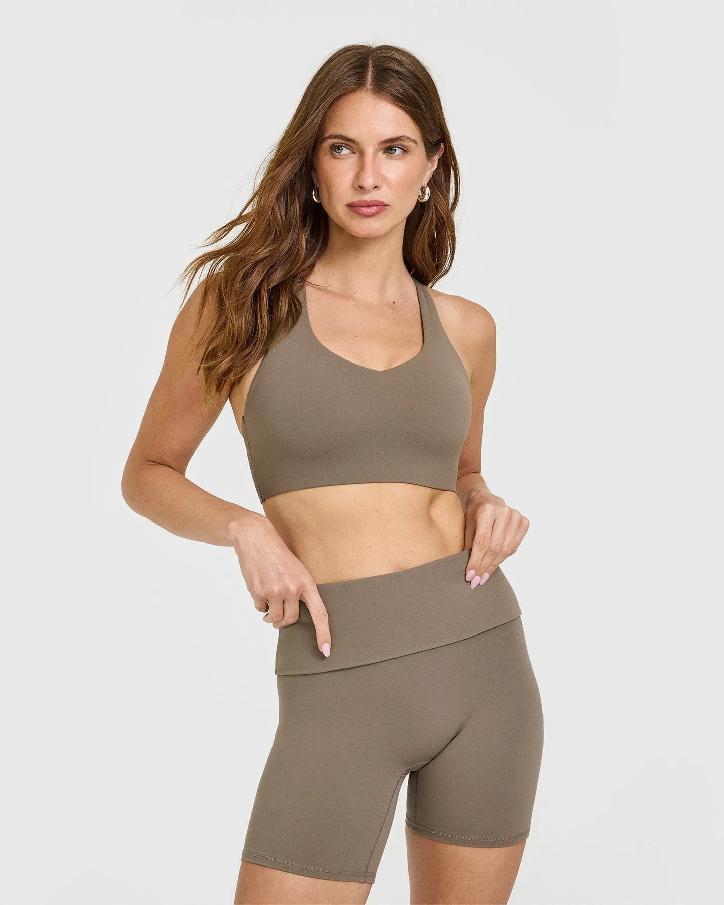 SoftMotion™ Sports Bra | Moss Brown sold by Oner Active