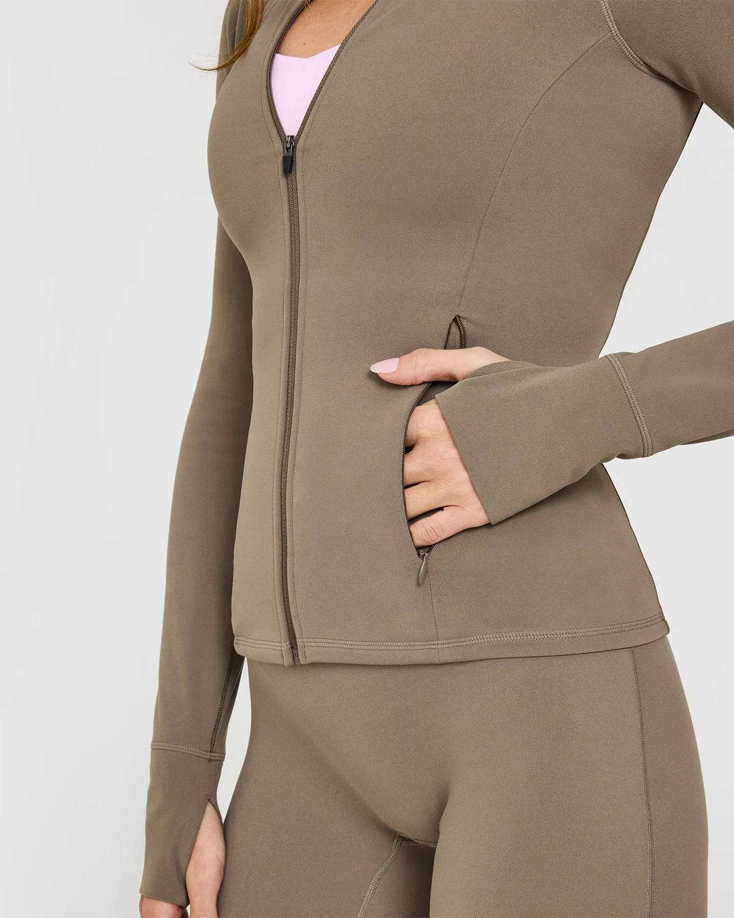 SoftMotion™ Jacket | Moss Brown sold by Oner Active product image thumbnail 5