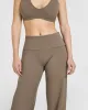 SoftMotion™ Fold Over Straight Leg Bottoms | Moss Brown sold by Oner Active