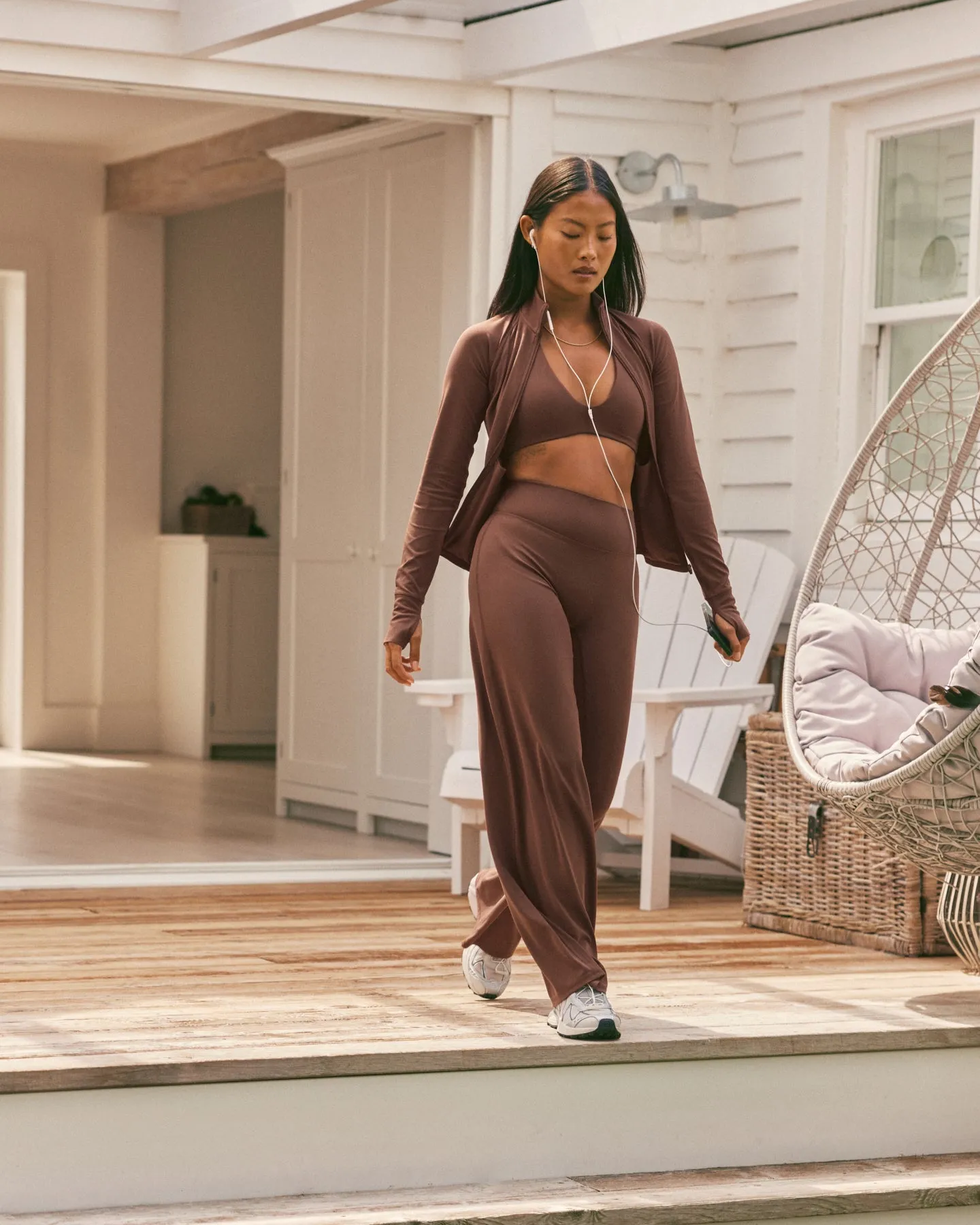 SoftMotion™ Straight Leg Bottoms | Espresso Brown sold by Oner Active product image thumbnail 2